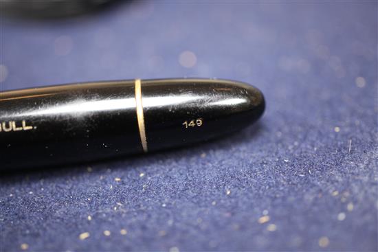 A Montblanc Meisterstuk 149 fountain pen, 5.5ins